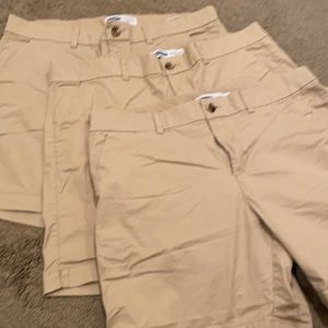 Old Navy khaki shorts - size 16 - 3 pairs